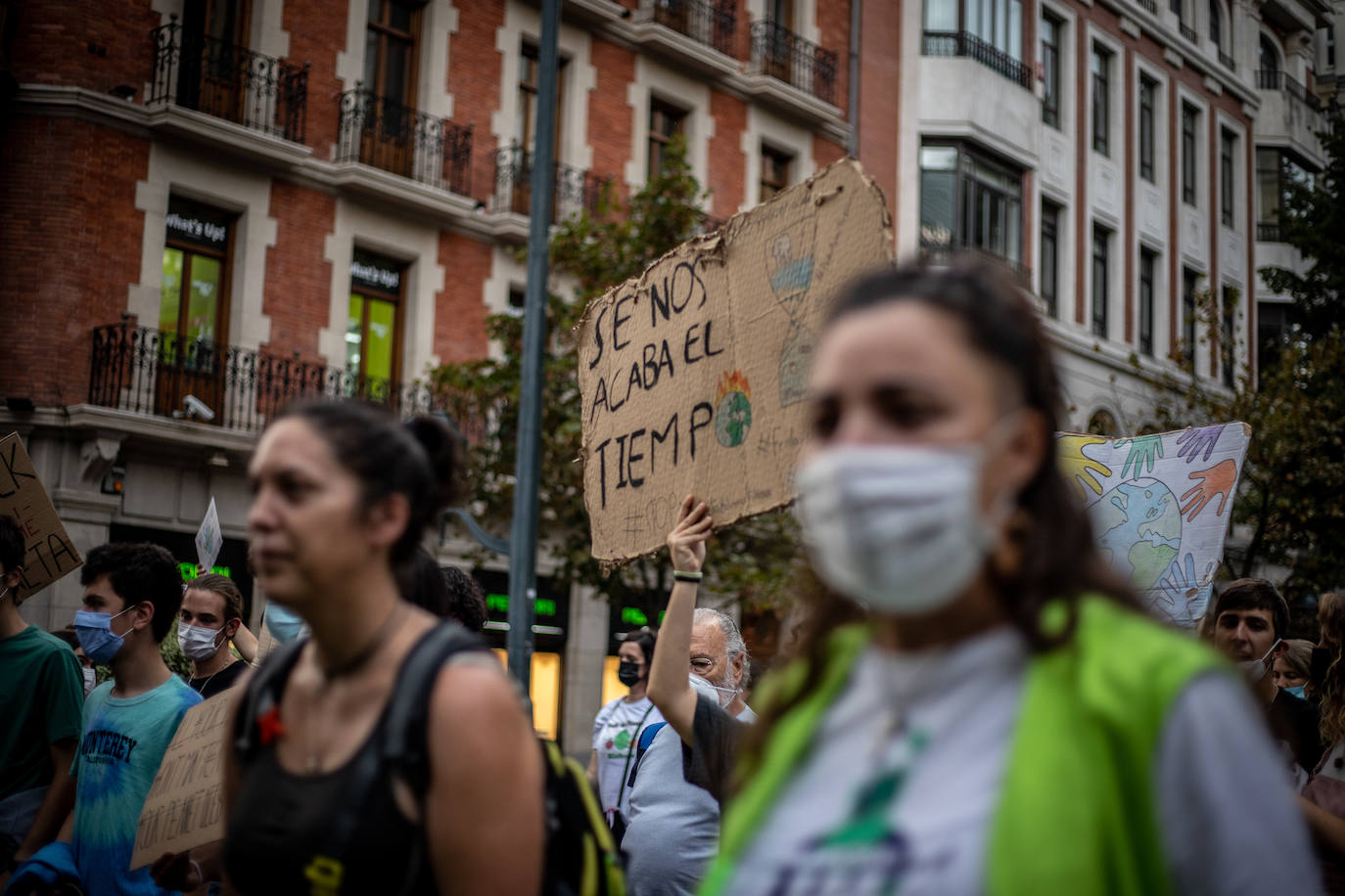 Fotos: Imágenes de la manifestación en Bilbao que busca combatir el cambio climático