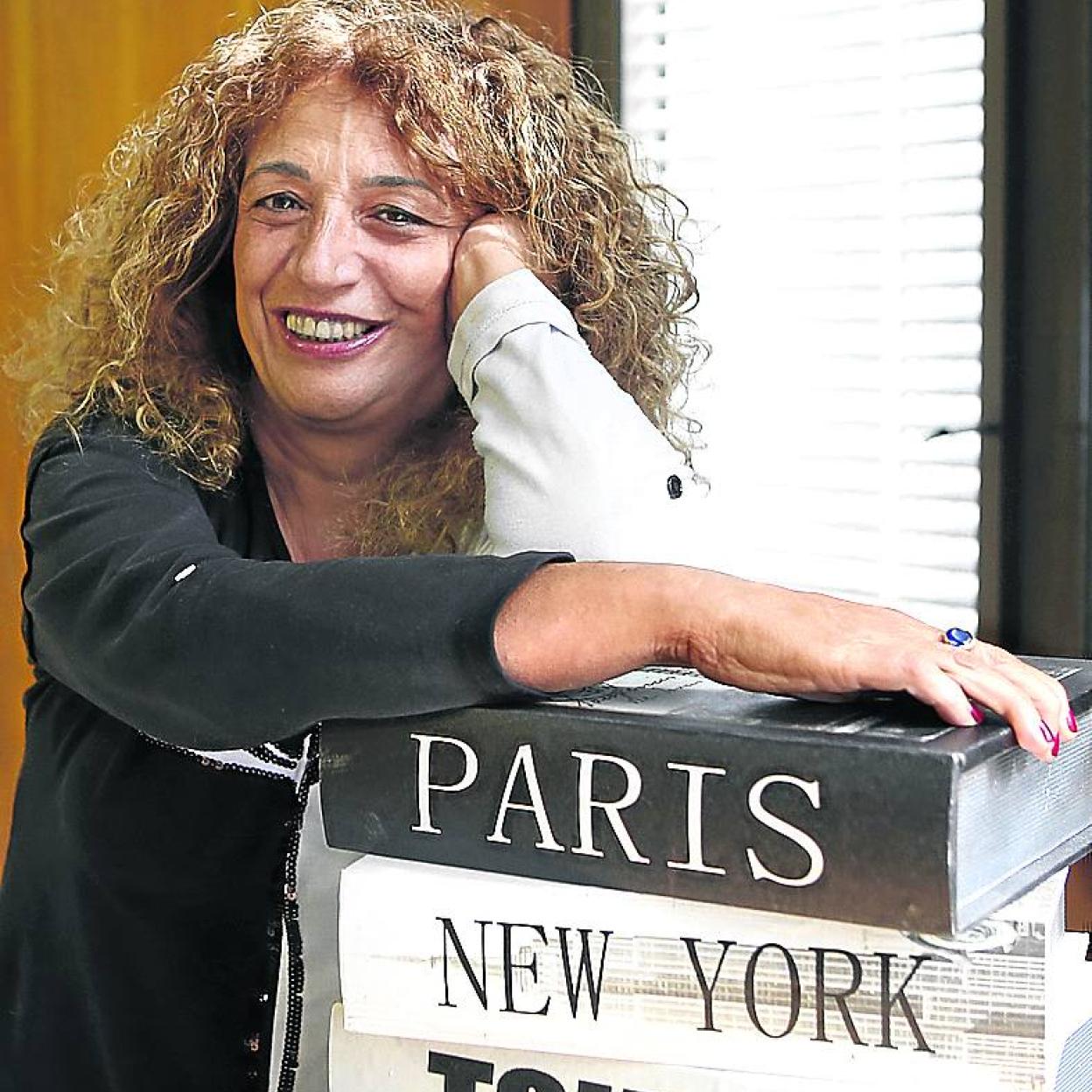 Sofia Álvarez de Eulate esbozando su famosa sonrisa.