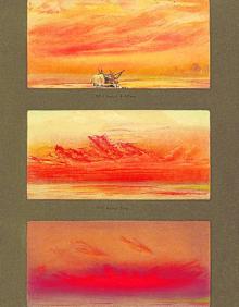 Imagen secundaria 2 - 3. 'Erupción del Vesubio'. J.M.W. Turner, 1817-1820. 4. 'Vesubio'. Andy Warhol, 1985. 5. 'El cielo en Londres tras la erupción del Krakatoa en Indonesia'. W. Ascroft, c. 1885.