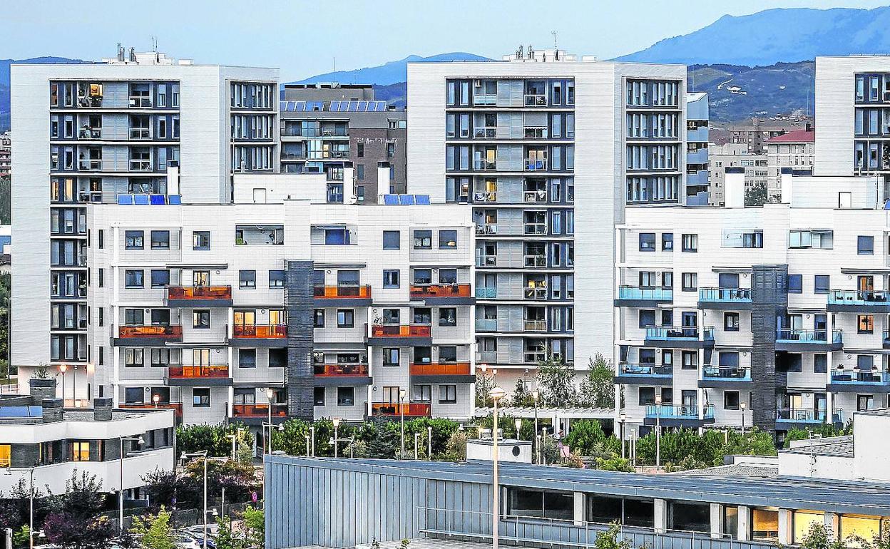 Zabalgana es uno de los barrios donde se ha disparado el precio del alquiler. 