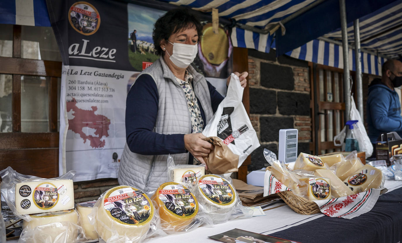 El queso hizo las delicias de los presentes. 