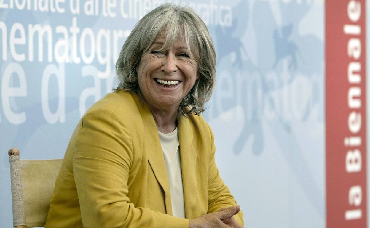 Margarethe Von Trotta en el Festival de Venecia en 2003.