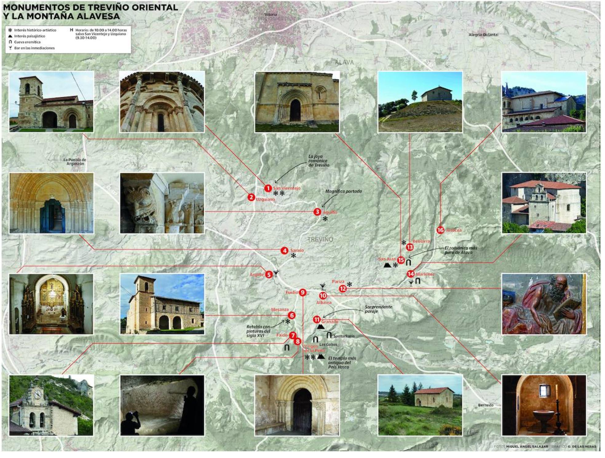 Las ermitas de Treviño muestran sus entrañas
