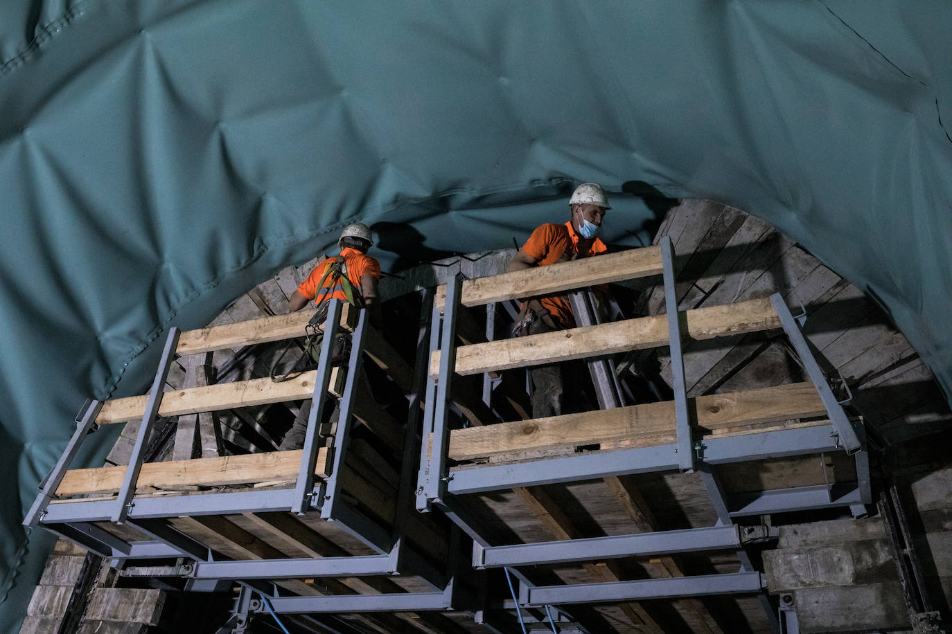 Fotos: Así son los trabajos en las profundidades de la Supersur