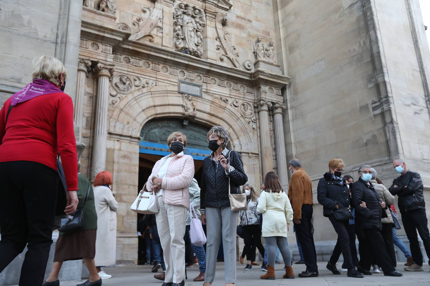 Fotos: Miles de personas acuden a la romería de la Amatxu