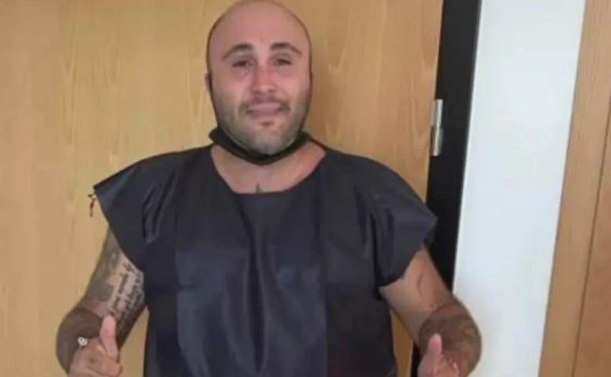 Kiko Rivera en el hospital. 