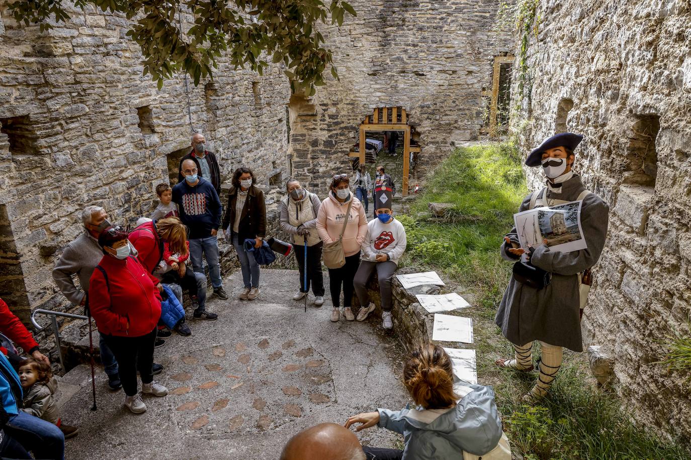 Explicación del telégrafo óptico que se utilizaba como sistema de comunicaciones durante la batalla.