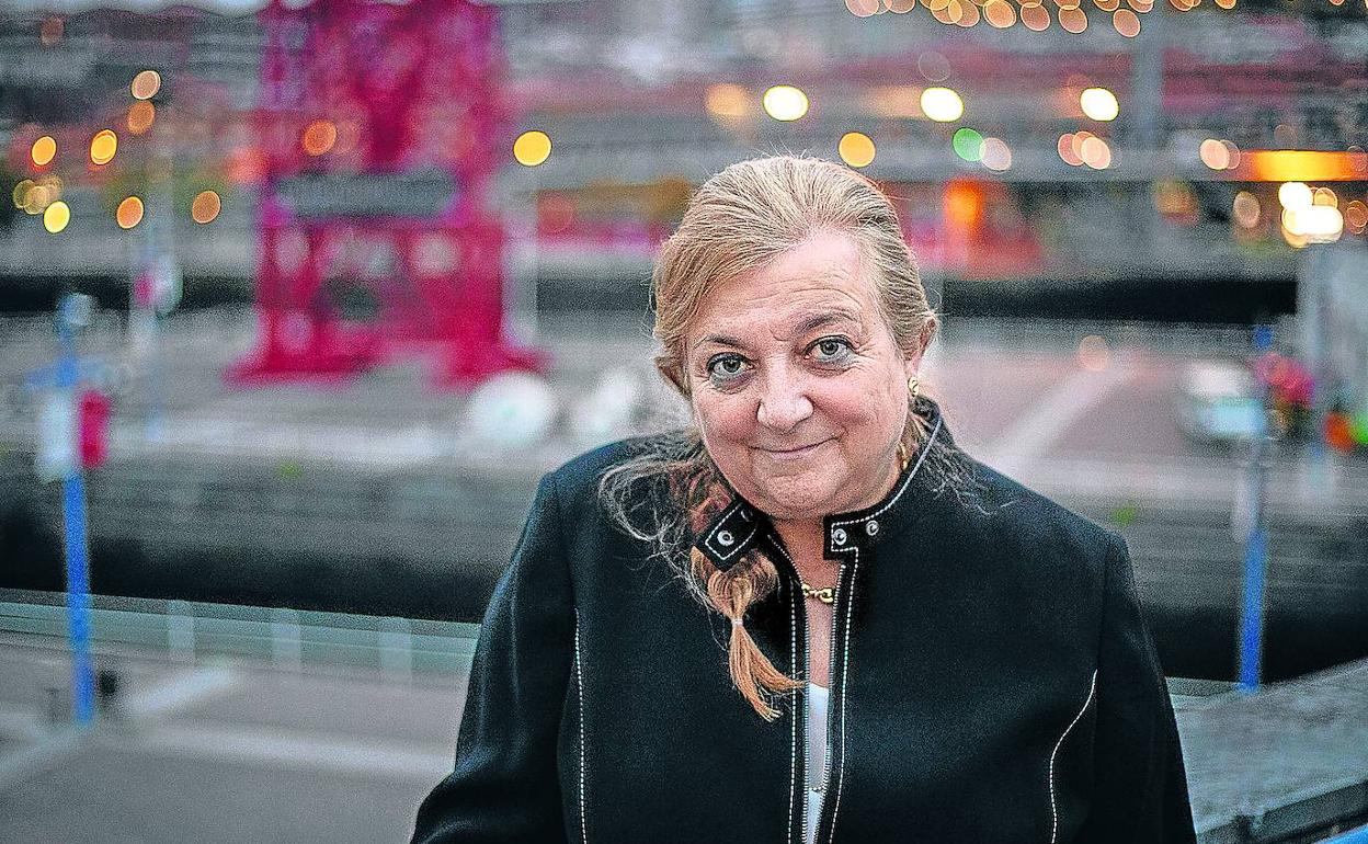 Idoia Ibáñez Ozores, junto al Museo Marítimo de Bilbao.