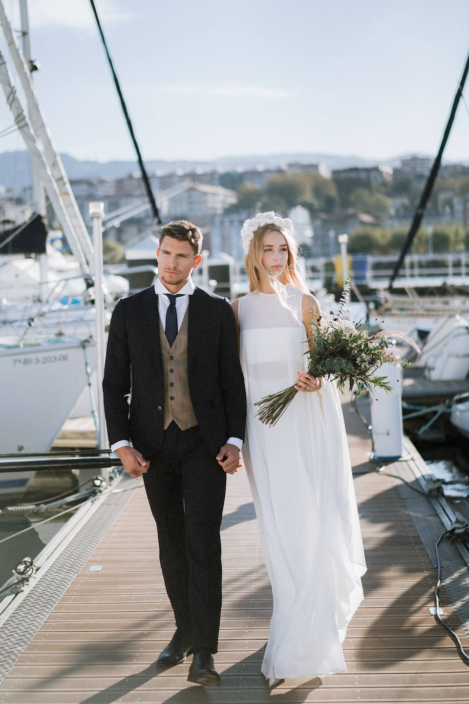 Fotos: La mágica &#039;boda&#039; de June y David junto al mar en Getxo