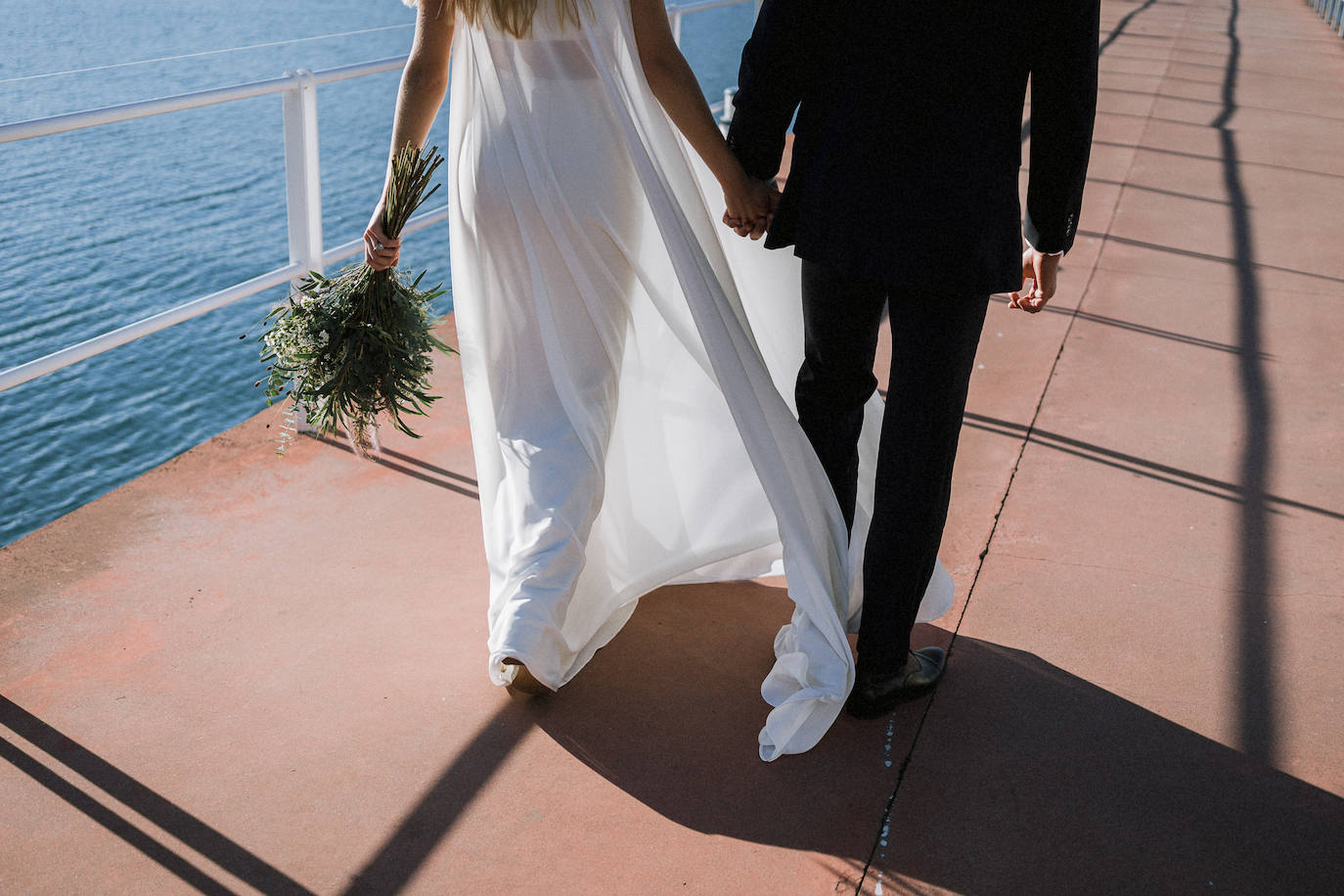 Fotos: La mágica &#039;boda&#039; de June y David junto al mar en Getxo