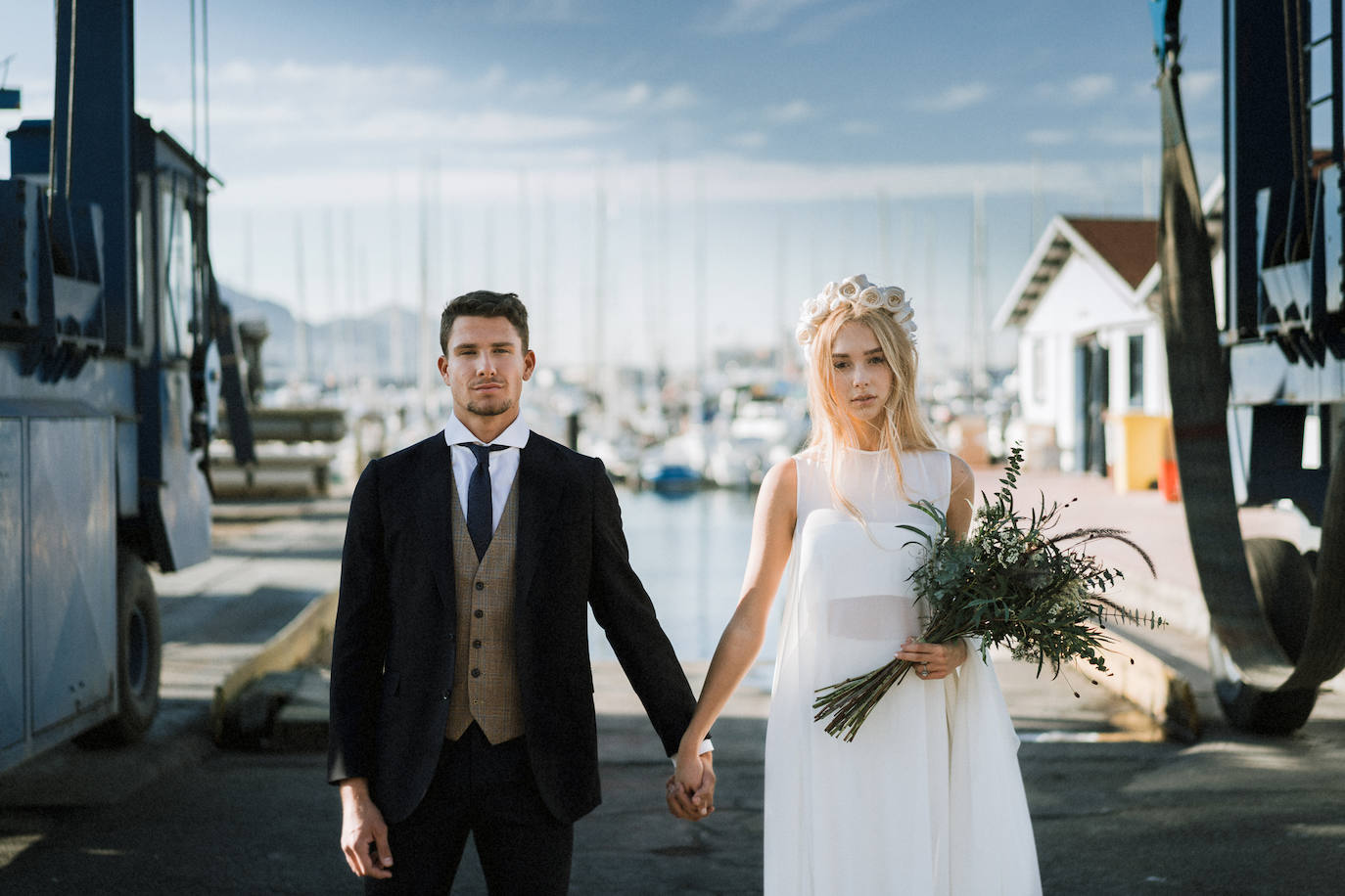 Fotos: La mágica &#039;boda&#039; de June y David junto al mar en Getxo