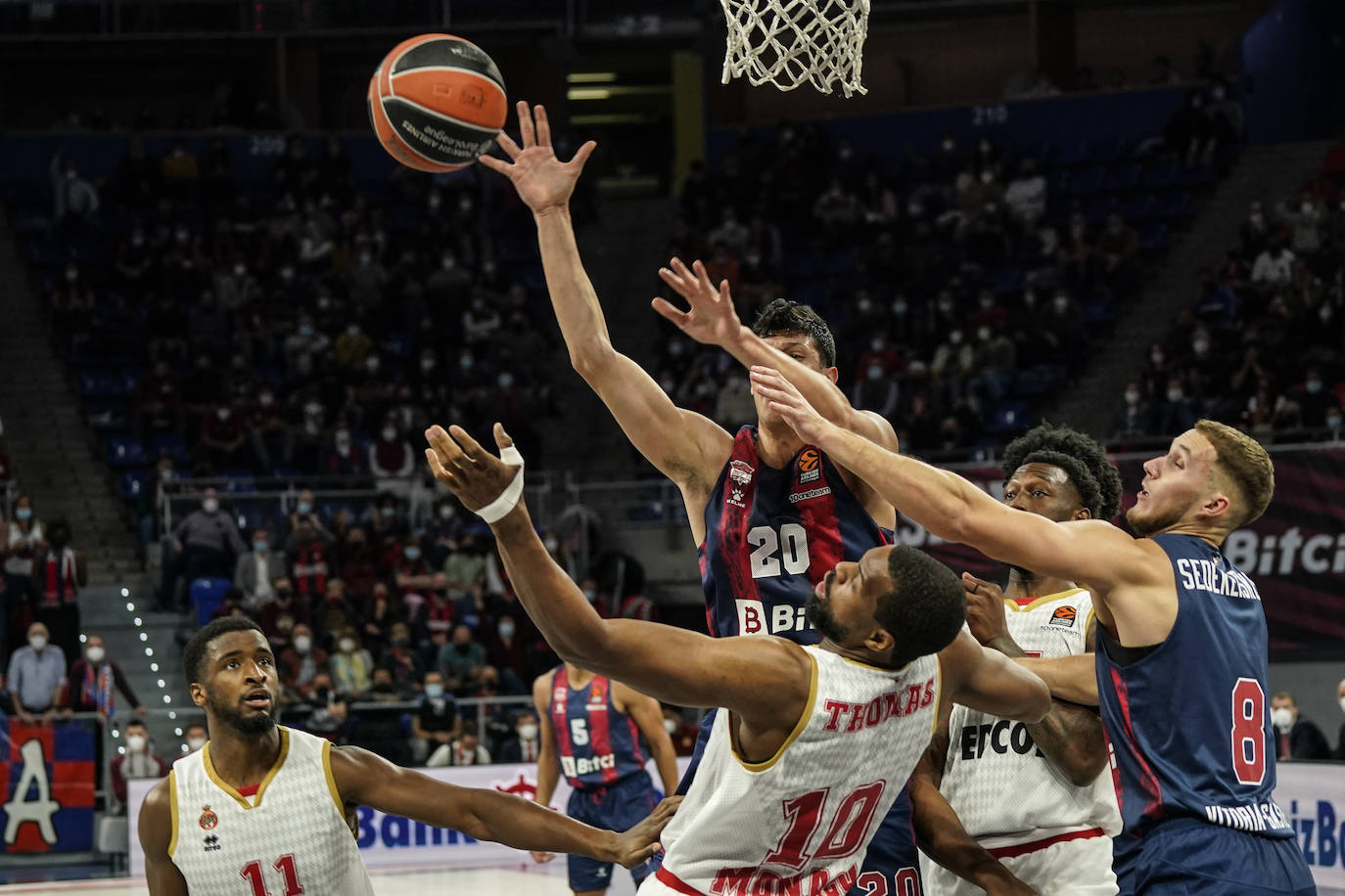 Fotos: Las mejores imágenes del Baskonia - Mónaco