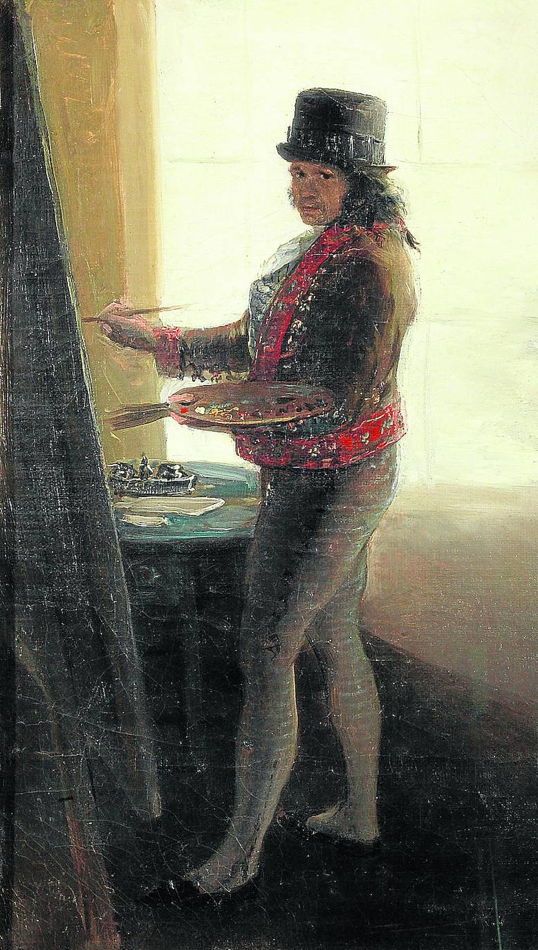 'Autorretrato en el taller', 1790-1795. 