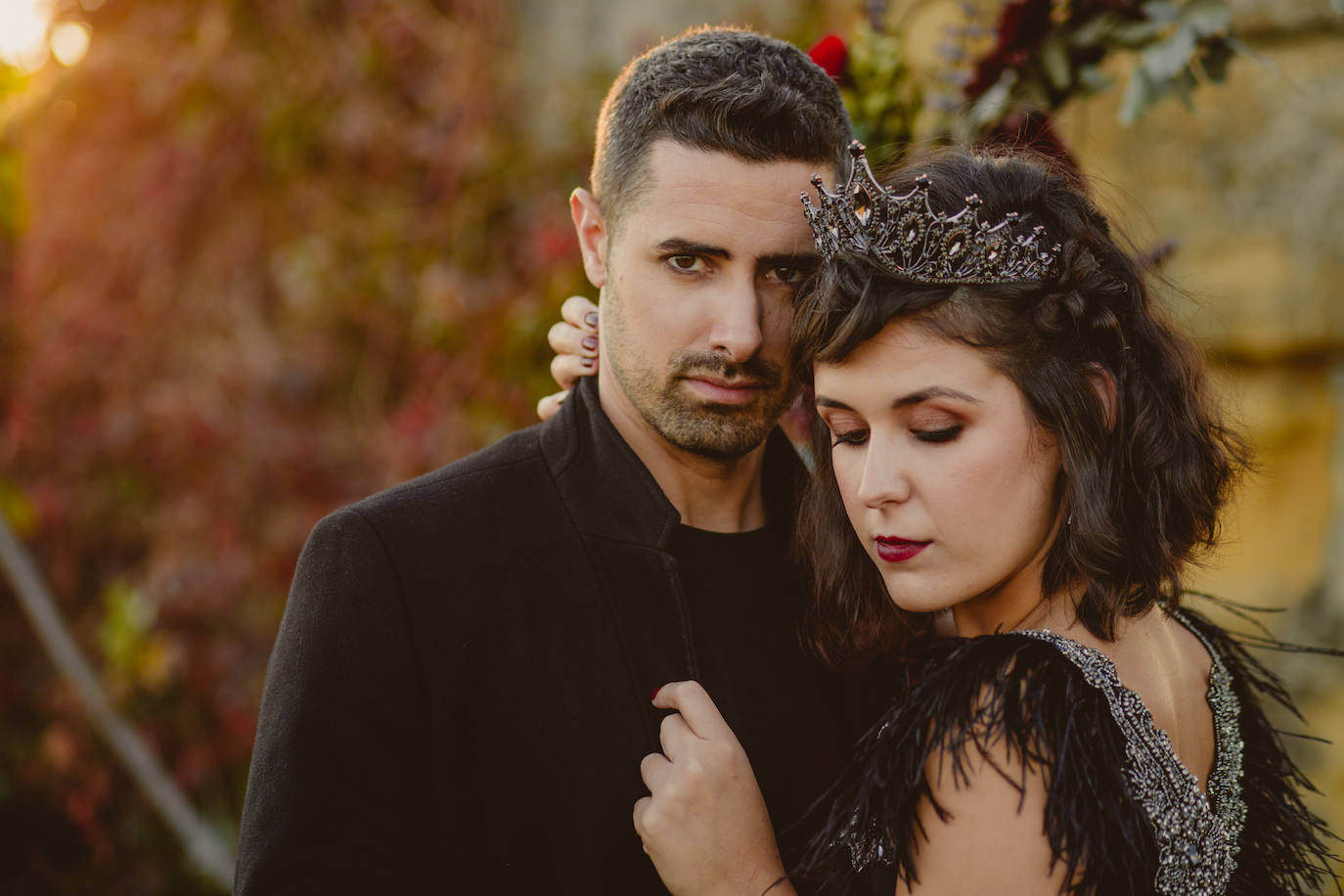 Fotos: La &#039;boda&#039; en Halloween de Emma y Gorka en La Galea: cuando los novios dan mucho miedo