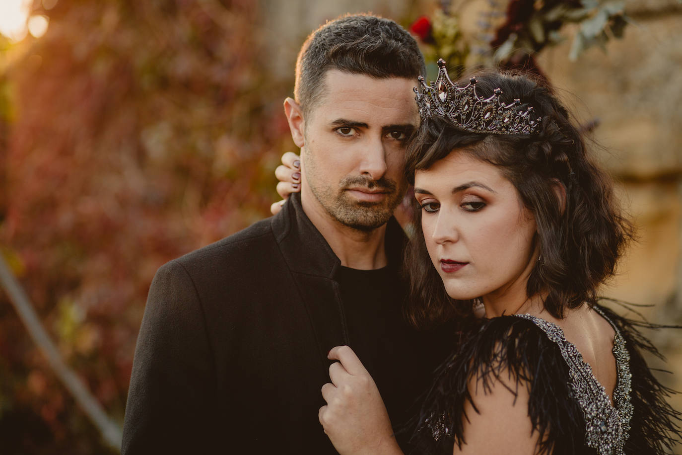 Fotos: La &#039;boda&#039; en Halloween de Emma y Gorka en La Galea: cuando los novios dan mucho miedo