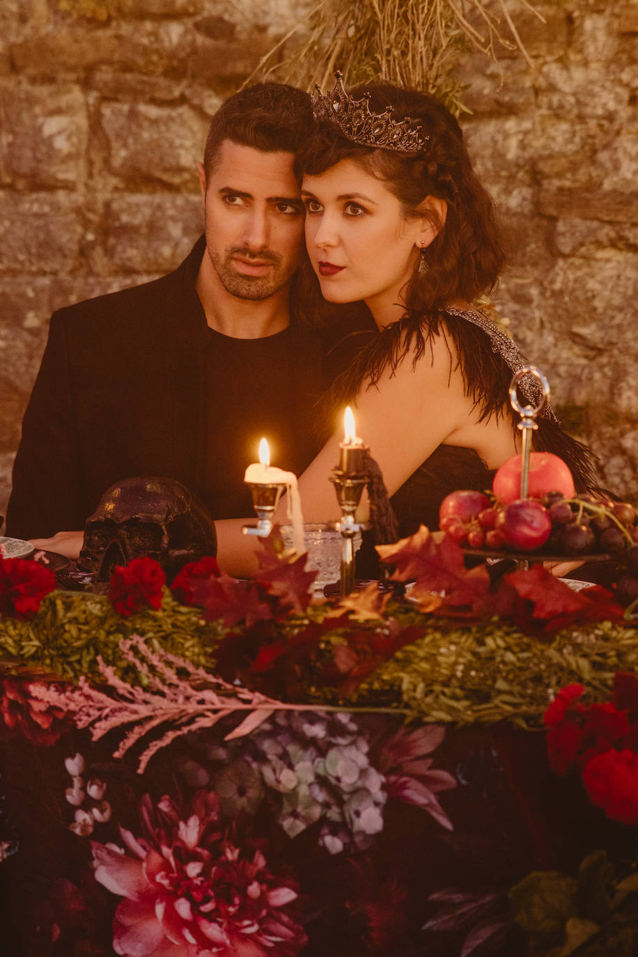 Fotos: La &#039;boda&#039; en Halloween de Emma y Gorka en La Galea: cuando los novios dan mucho miedo