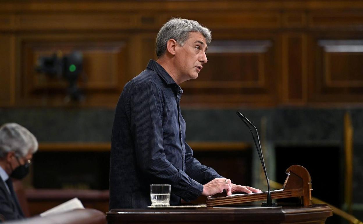 Oskar Matute, en una intervención en el Congreso