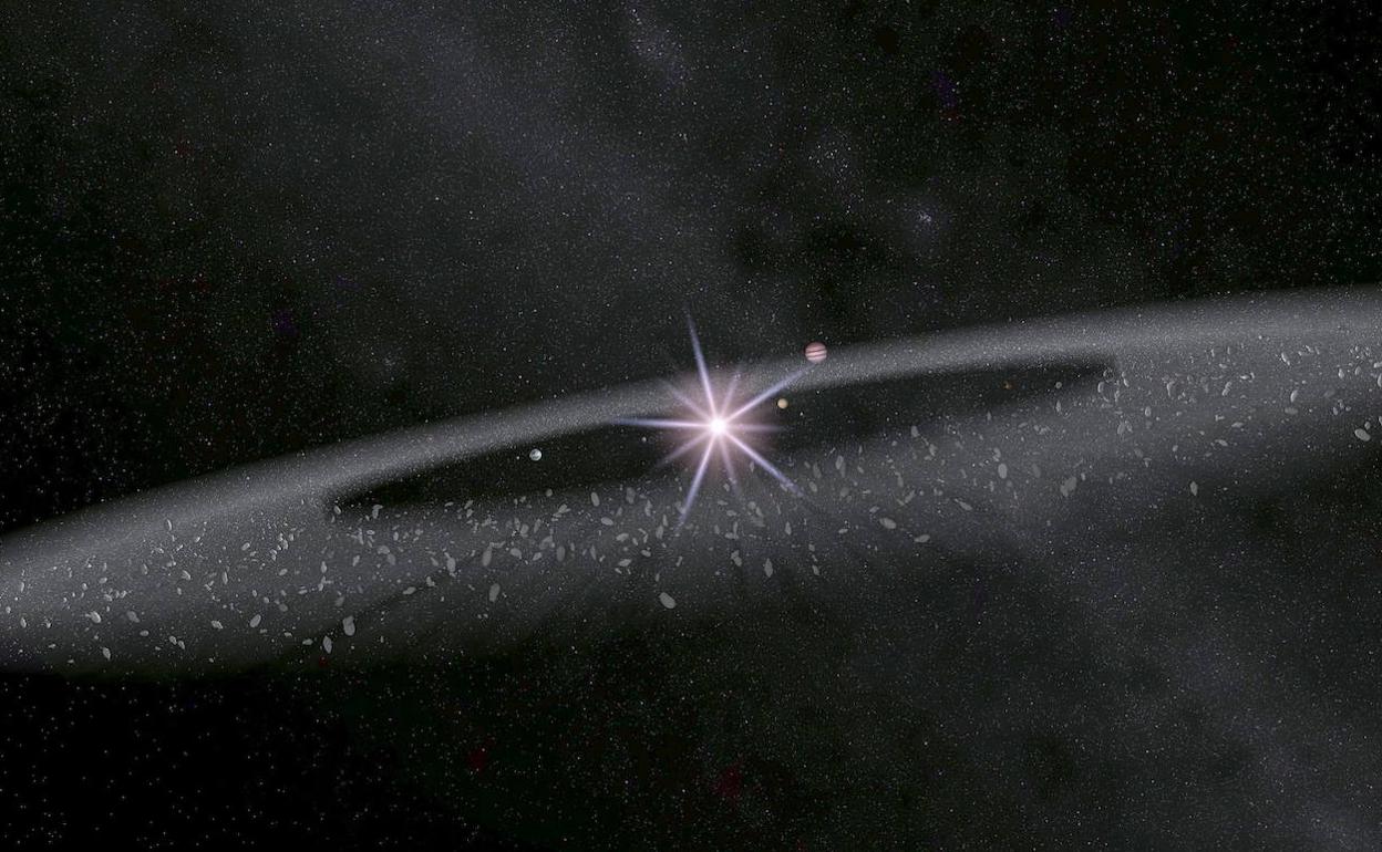 asteroide y cometa del sistema solar