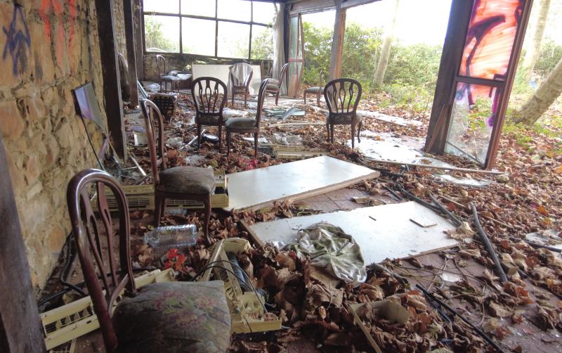 Fotos: Dentro del Miramar, el restaurante fantasma de Artxanda