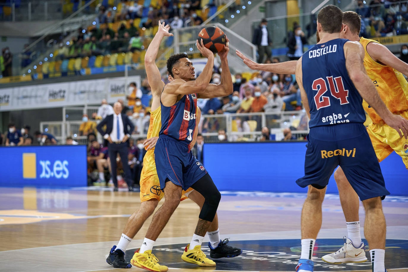 Fotos: Las mejores imágenes del Gran Canaria - Baskonia