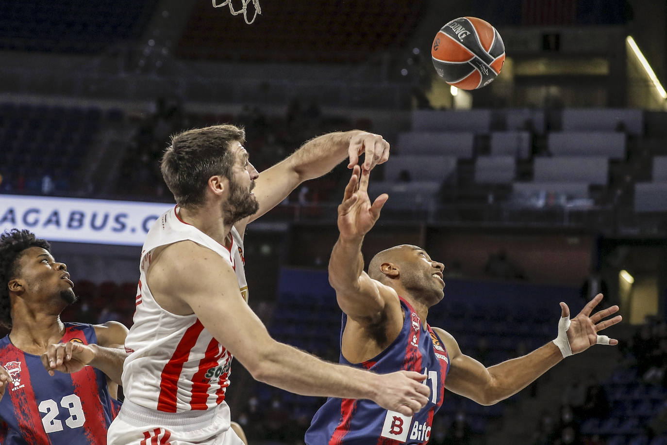El Baskonia recibe al Estrella Roja en el Buesa Arena.