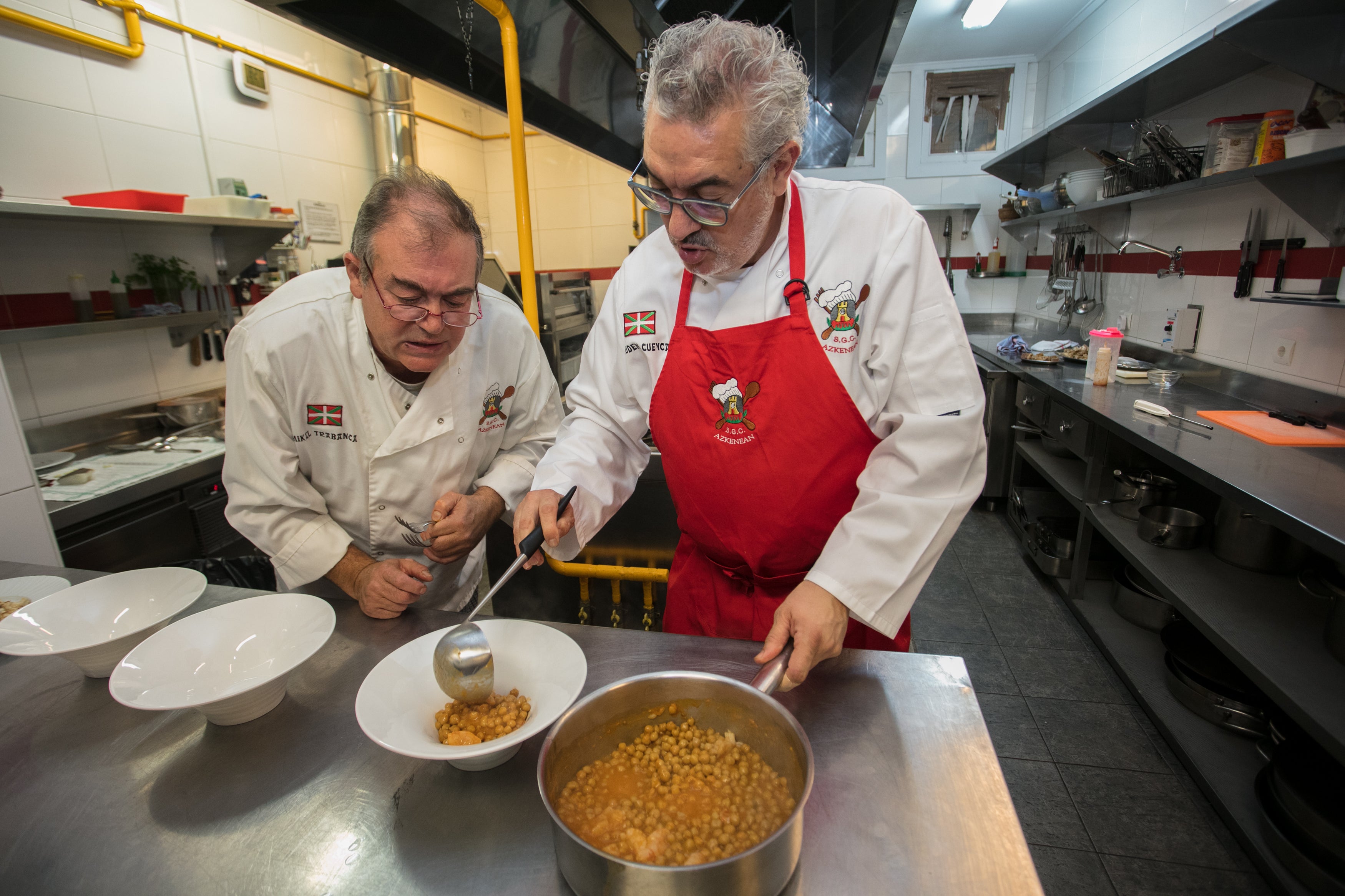 Fotos: El falso mito del remojo en Azkenean en Azkenean