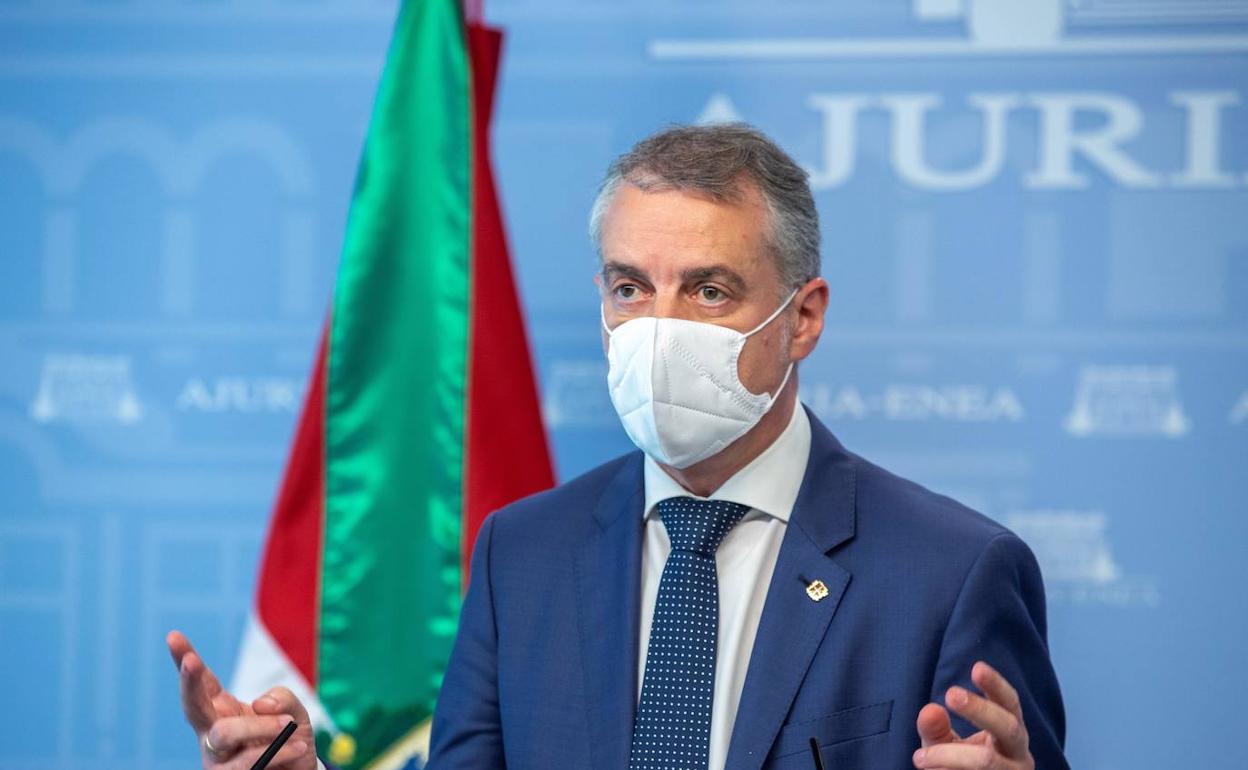 El lehendakari, Iñigo Urkullu.
