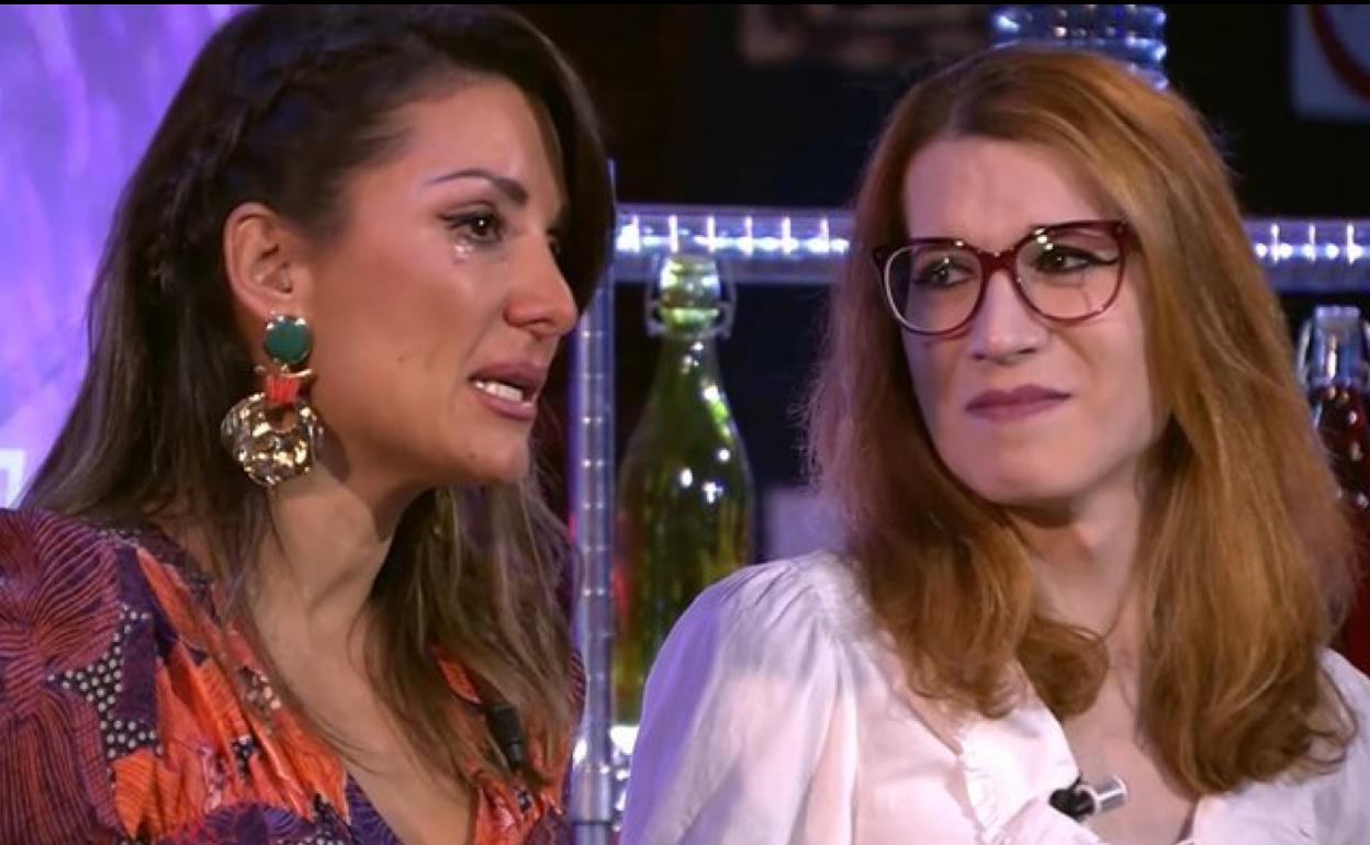 Nagore Robles, muy emocionada por la confesión de Elsa Ruiz. 