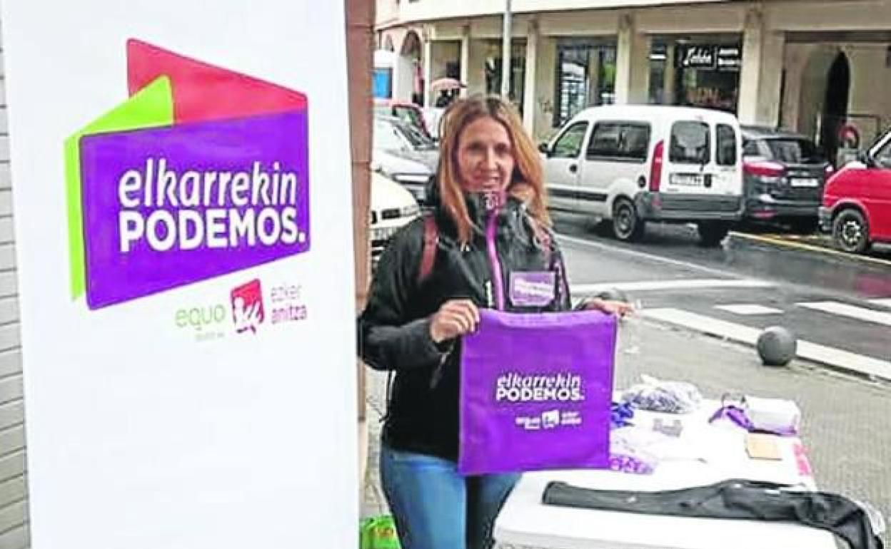 Patricia de los Ángeles Alfonso, dejará de formar parte de Elkarrekin Podemos por decisión de la coalición. 