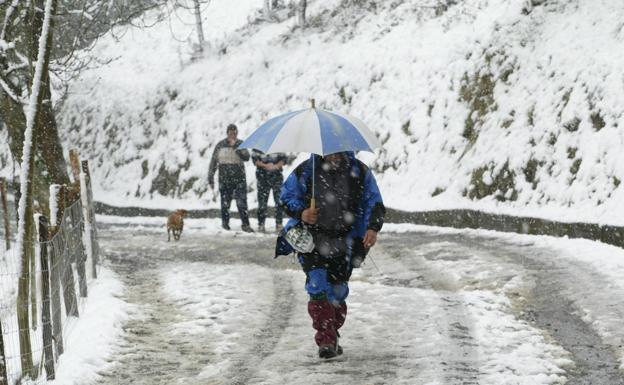 El Gobierno vasco activa la alerta naranja por temporal de nieve y lluvia este fin de semana