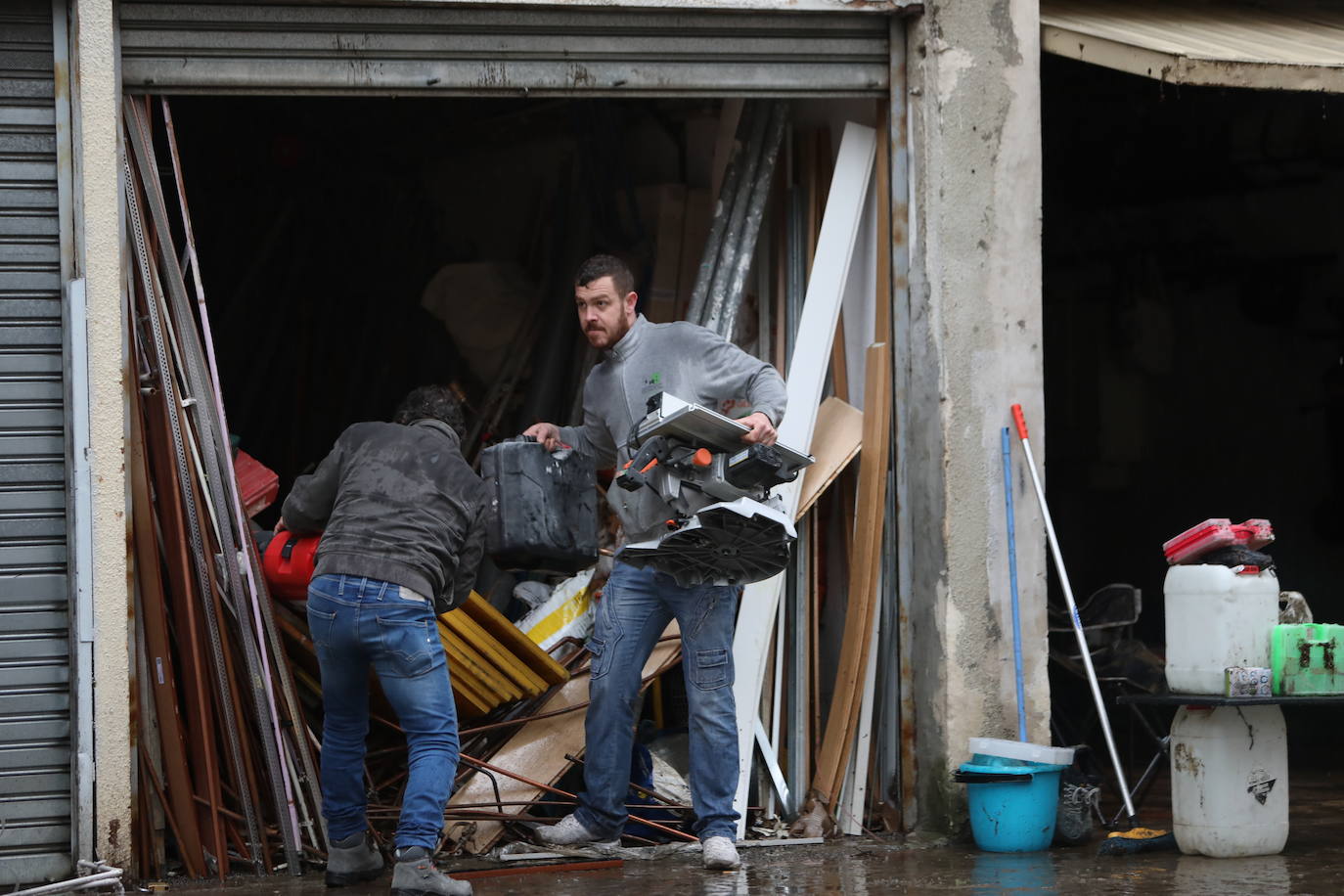 Fotos: Las inundaciones en Basauri, en imágenes