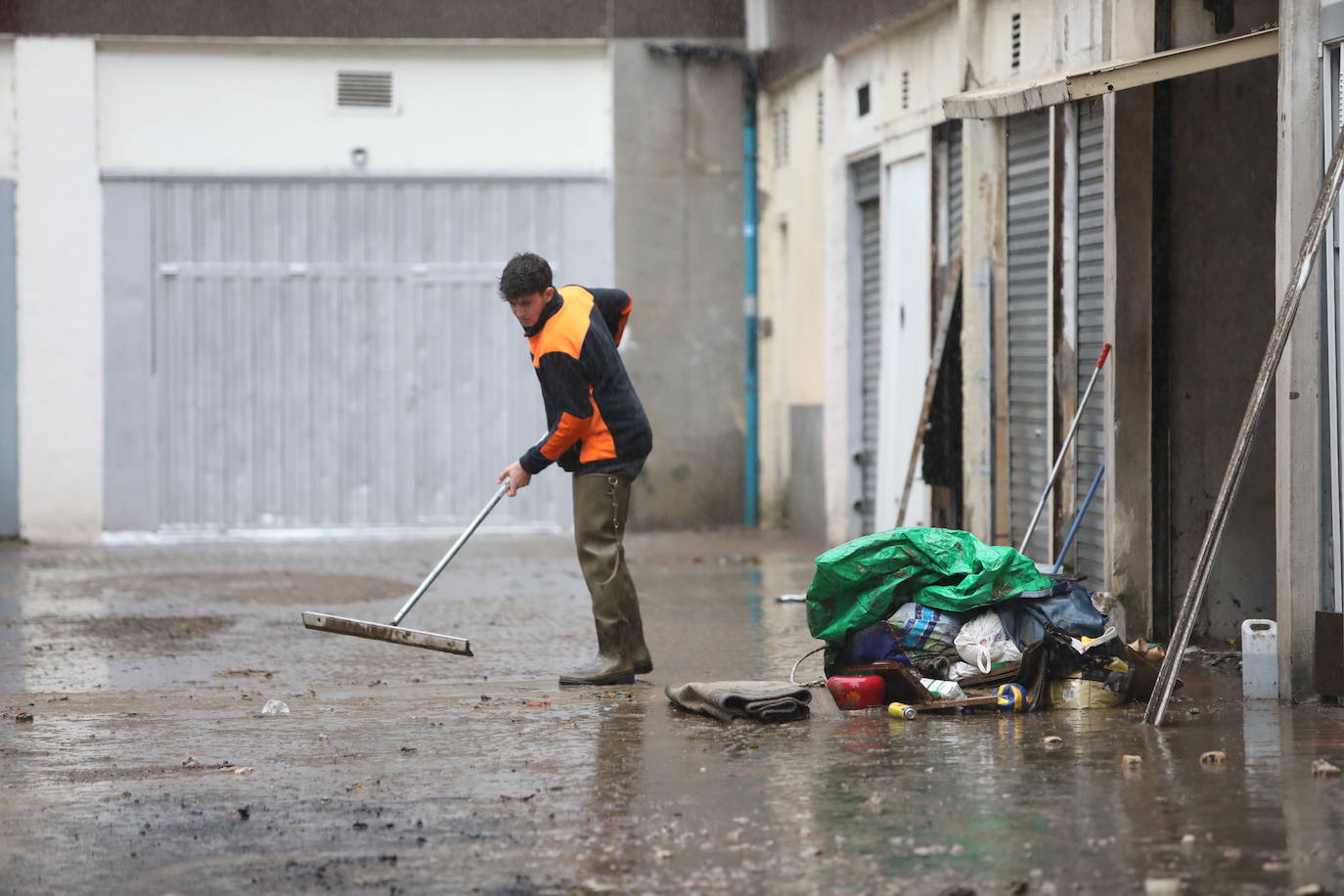 Fotos: Las inundaciones en Basauri, en imágenes