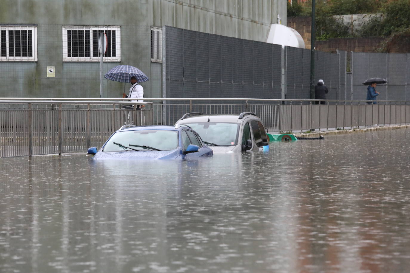 Fotos: Las inundaciones en Zorroza, en imágenes