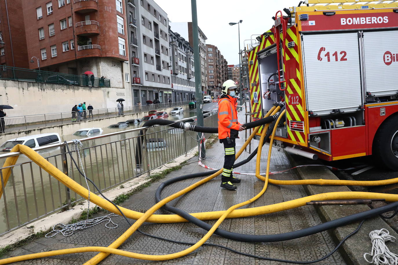 Fotos: Las inundaciones en Zorroza, en imágenes