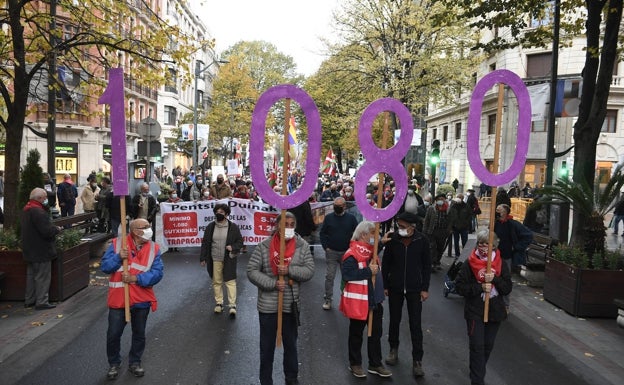 Así subirán las pensiones en Euskadi en 2022