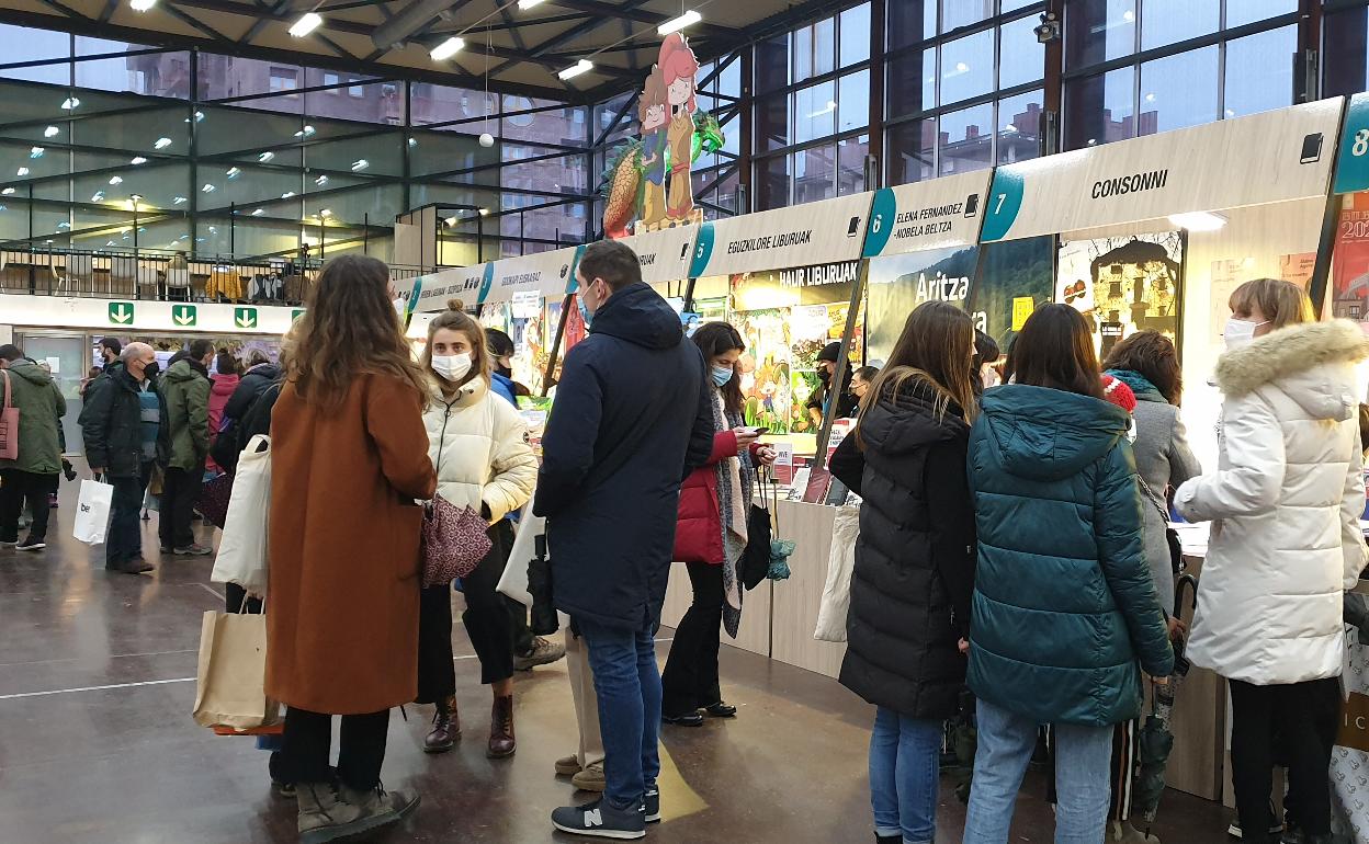 Imagen del interior de Landako Gunea esta tarde.