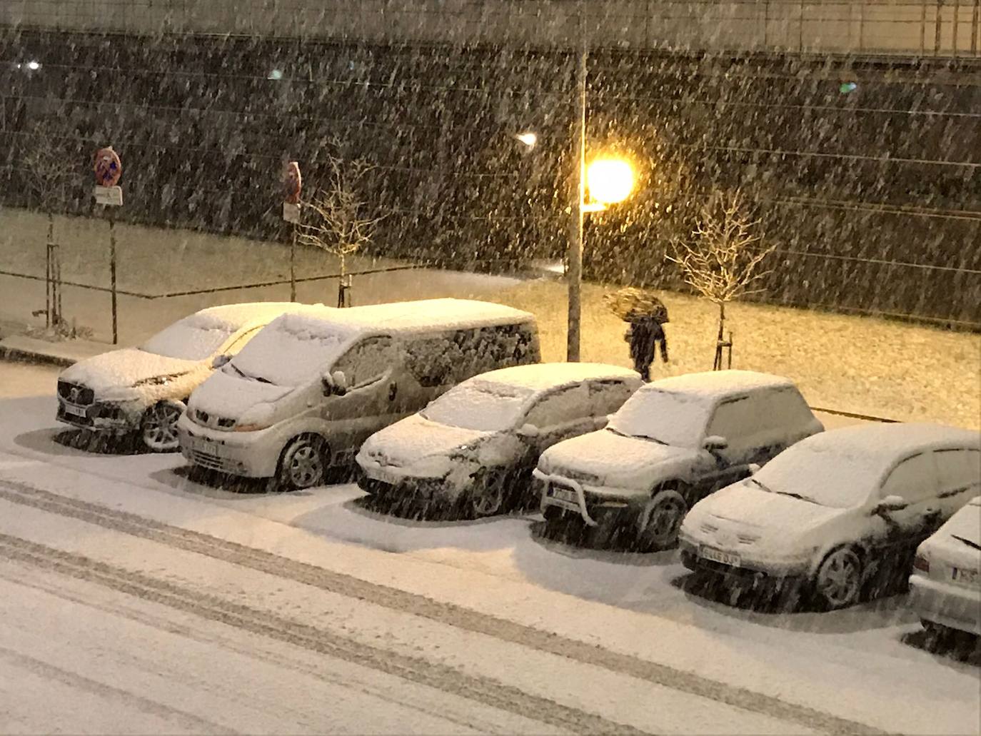 Fotos: La nieve cubre Álava de blanco