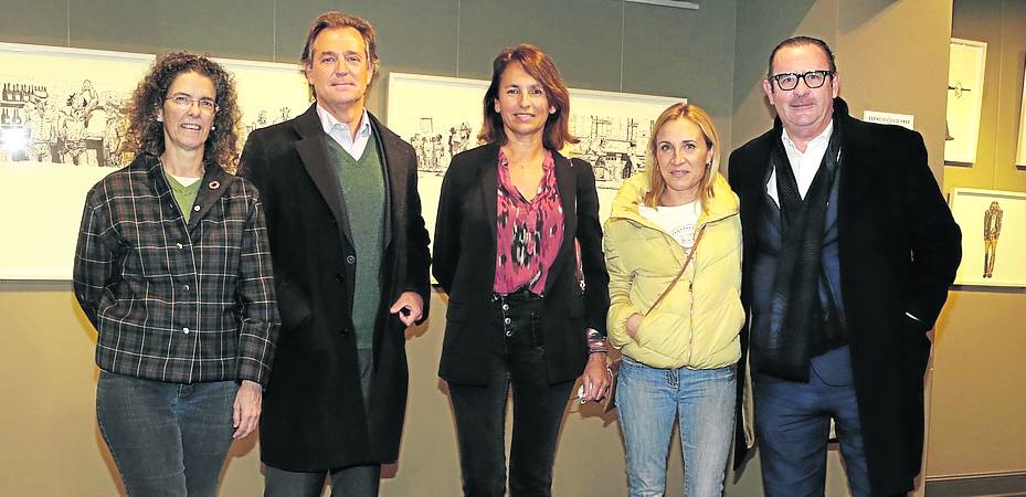 Beatriz Marcos, Luis Guzmán, Cristina Laiseca, Mónica Martín y Jon Arteta.