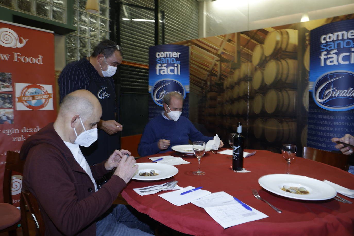 Fotos: Las imágenes del &#039;vestuario&#039; culinario del Bustinzuri-Gaztedi