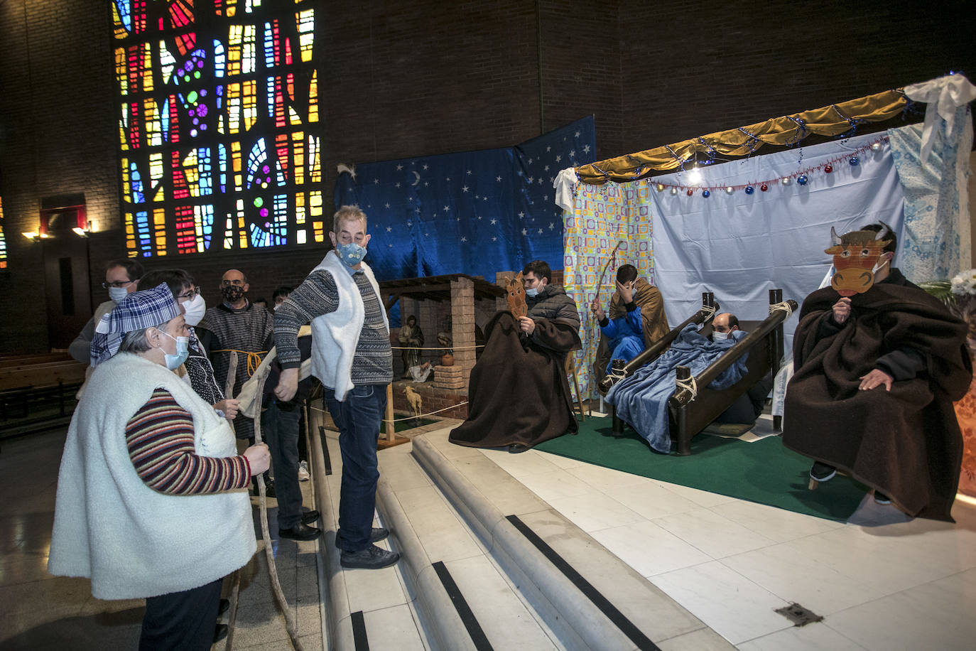 Fotos: Imágenes del Belén viviente de El Pilar