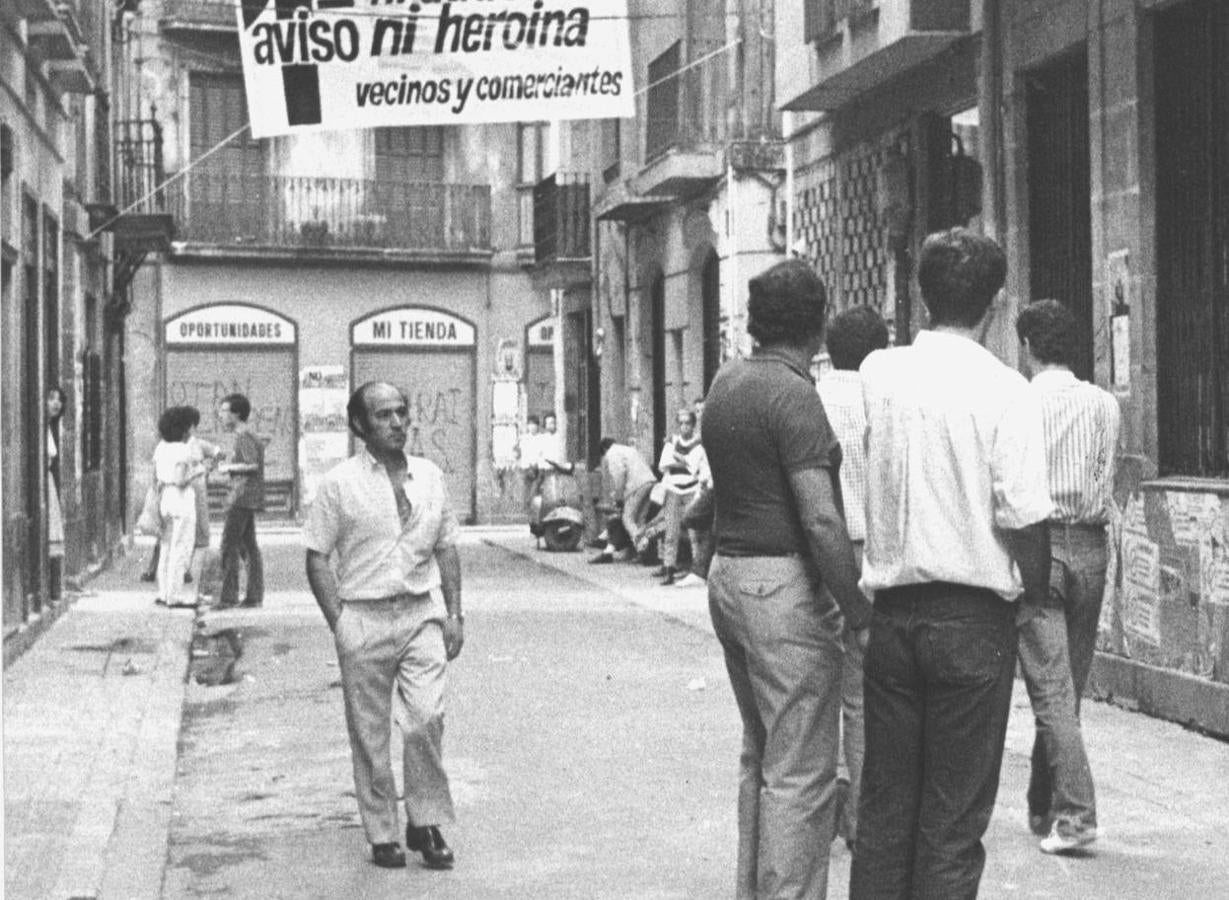 Fotos: Cuando la heroína reinaba en la calle en Euskadi