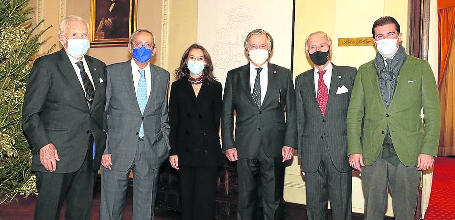 José Luis Rubio, Juan Ignacio Goiria, Susana Palomino, Antón Pérez-Iriondo, Ignacio Erice y Emilio Lamo de Espinosa.