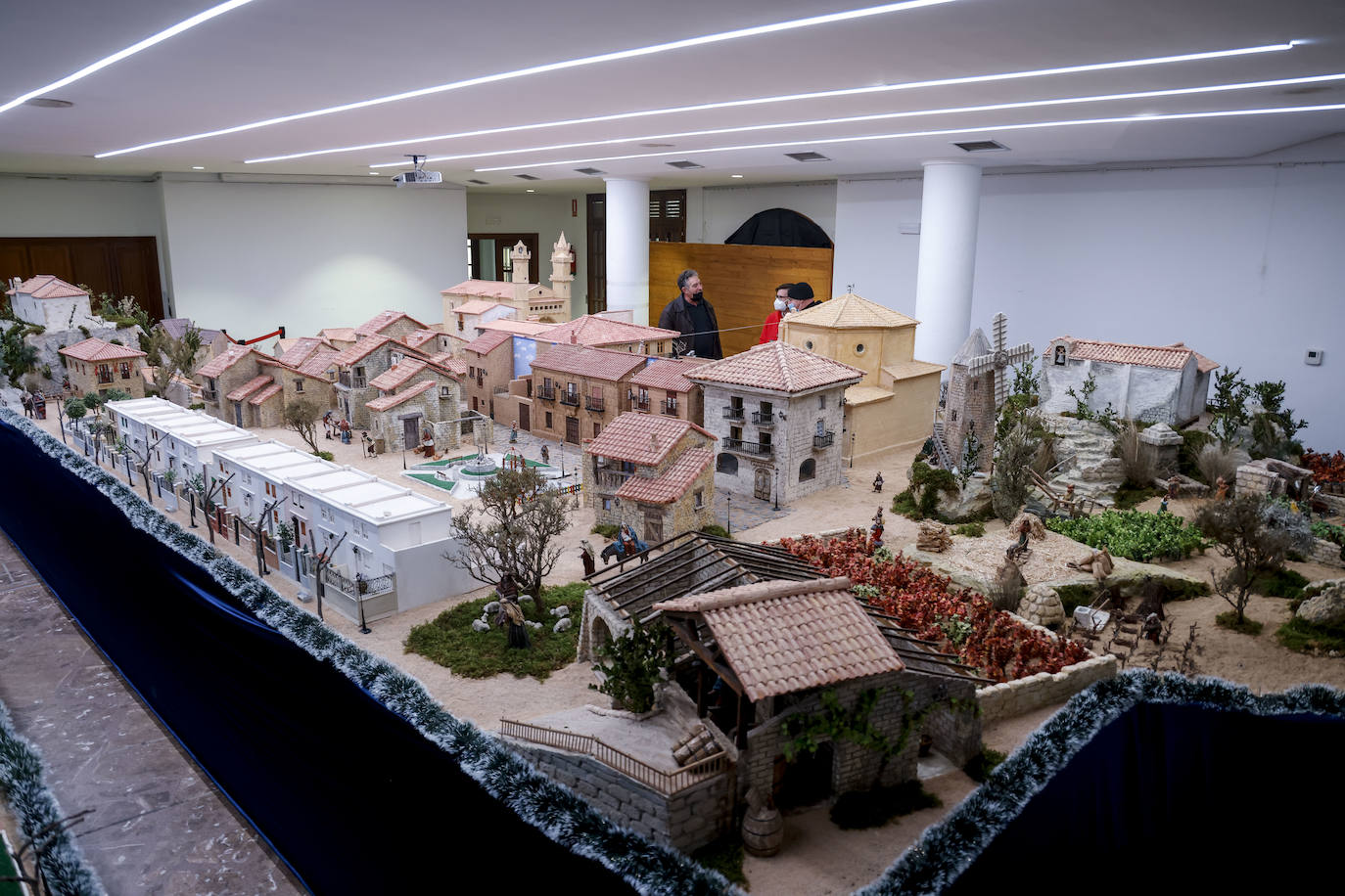 Fotos: Elciego de antaño convertido en belén