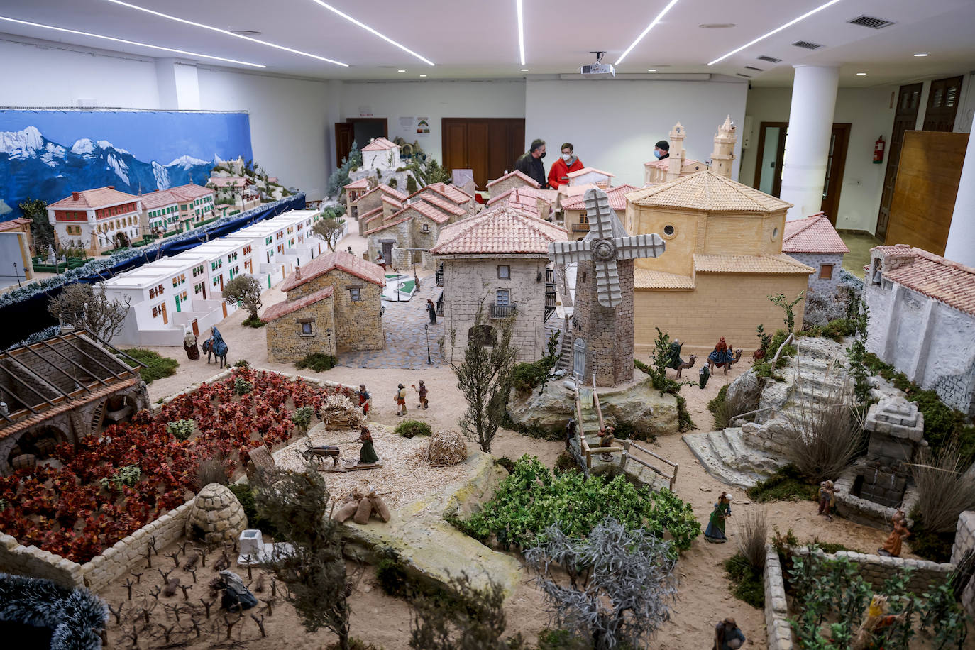 Fotos: Elciego de antaño convertido en belén