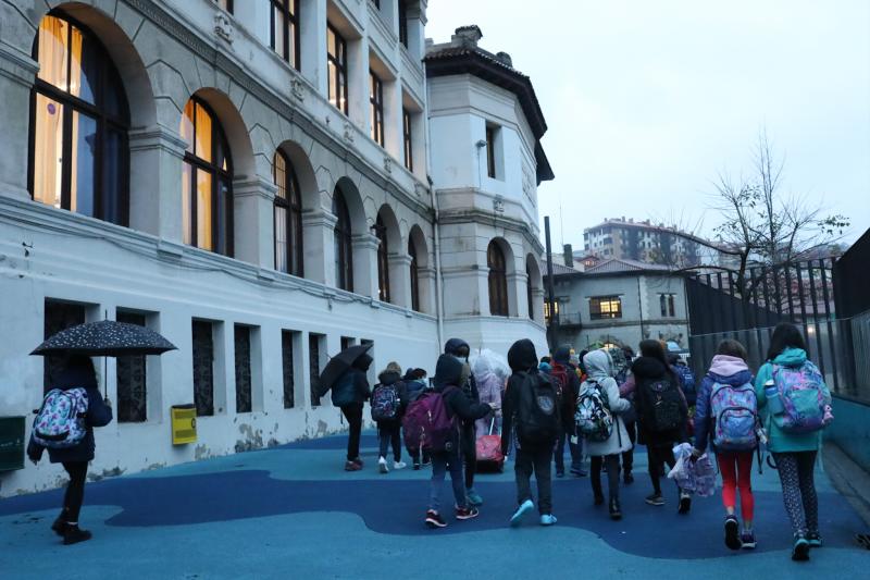 Vuelta al colegio en Bilbao.