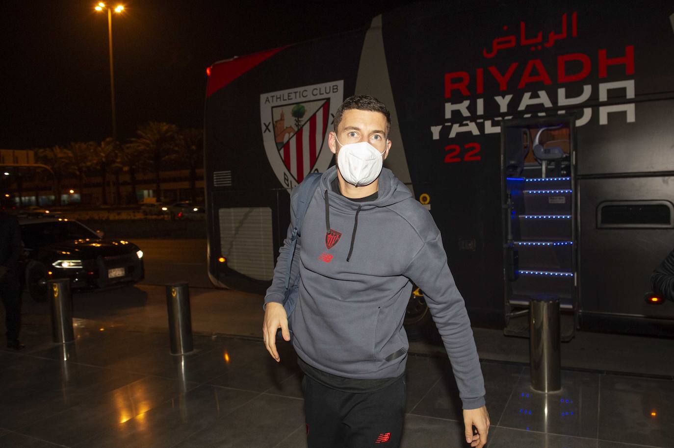 Fotos: Llega del Athletic a Arabia para disputar la Supercopa