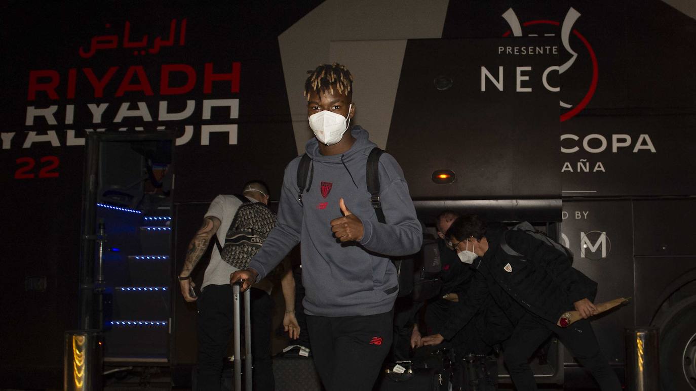 Fotos: Llega del Athletic a Arabia para disputar la Supercopa