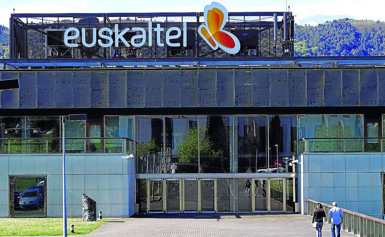 La sede de Euskaltel, en el Parque Tecnológico de Bizkaia. 