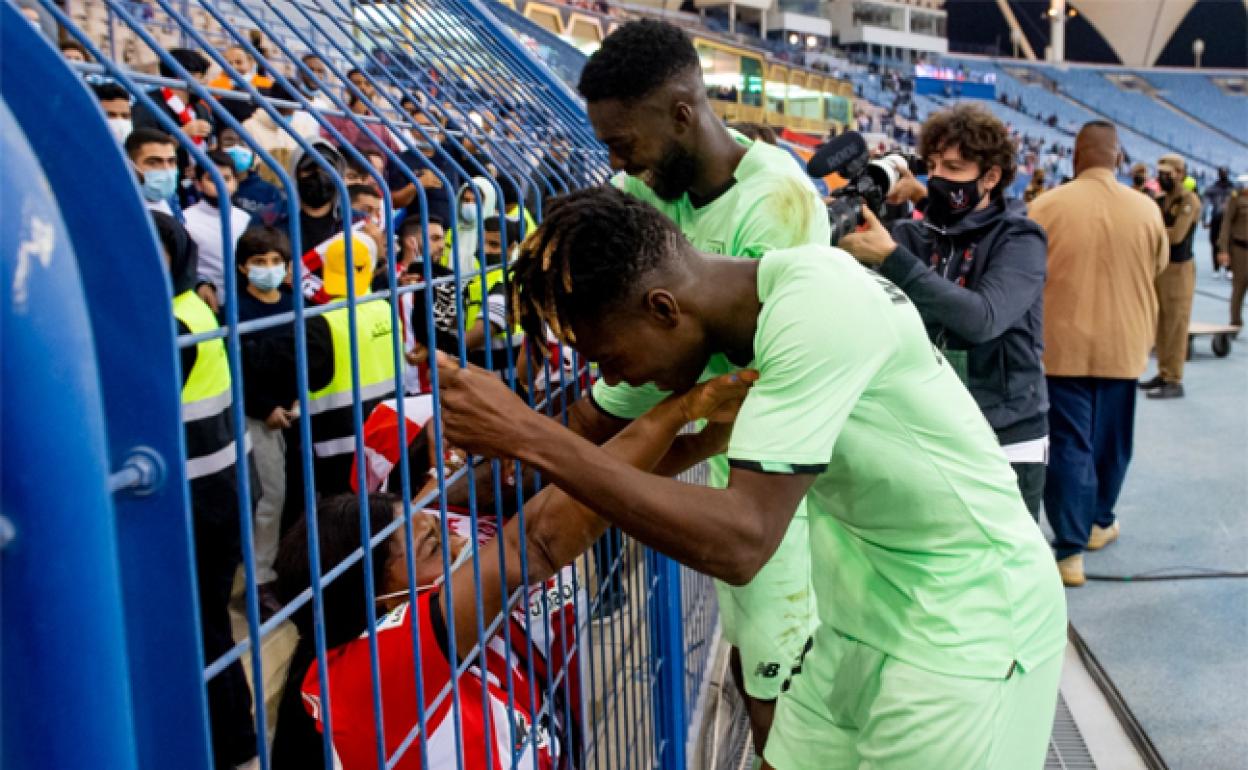 Nico Williams: «Mi madre me ha abrazado emocionada»