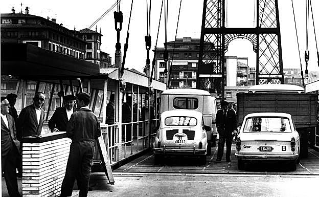 Imagen de la barquilla del puente a mediados de los 60.